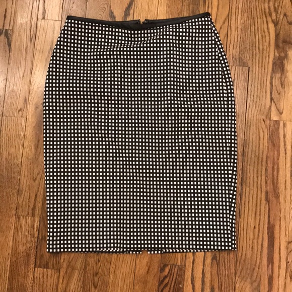Express Dresses & Skirts - Black and white checkered pencil skirt